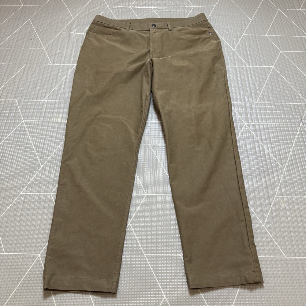 Lululemon ABC Classic-Fit 5 Pocket Pant *Utilitech 36 Allspice Brown 30" LM5AQIS